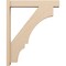 Ekena Millwork 6-in W x 34-in D x 42-in H Balboa Block Rough Cedar Woodgrain TimberThane Outlooker, Primed Tan OUTUR060X34X42BOA44RCPR - alternate 5